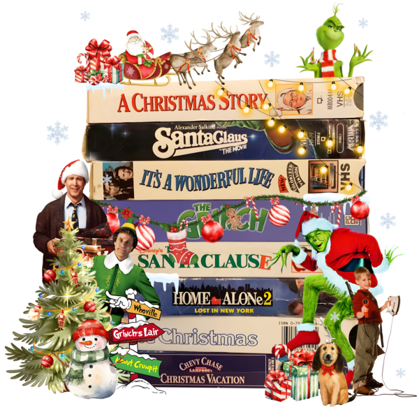 Christmas Movies - Festive Ready to Press DTF Design