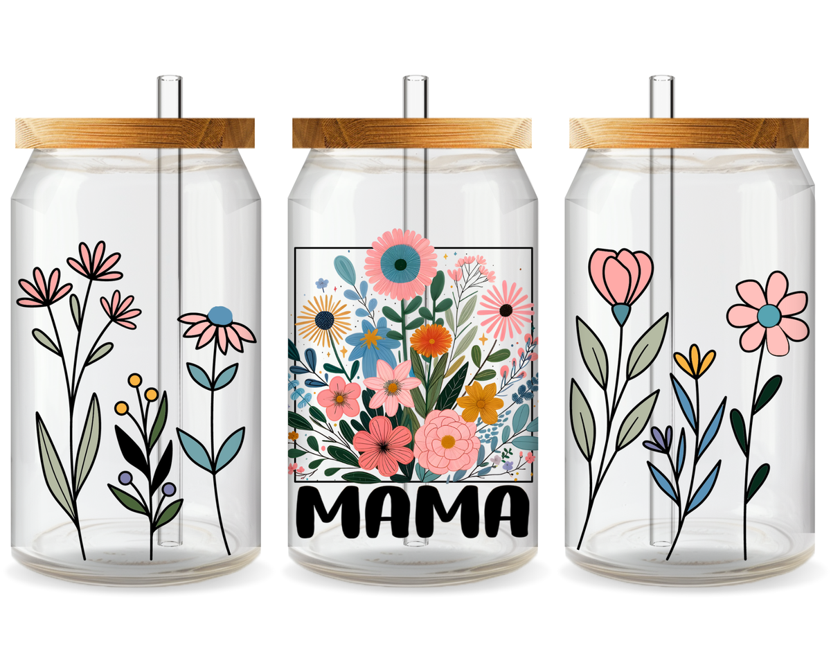 Home Is Where Mom Is UV DTF Cup Wrap – Ready to Press UV Design