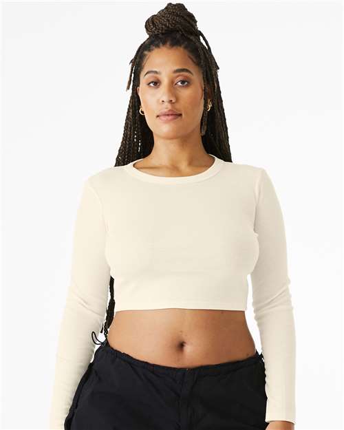 Bella Canvas 1501 Women’s Micro Rib Long Sleeve Baby Tee