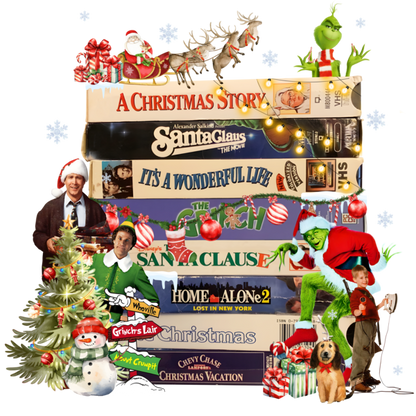 Christmas Movies - Festive Ready to Press DTF Design