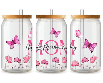Super Mom Energy UV DTF Cup Wrap – Ready to Press UV Design