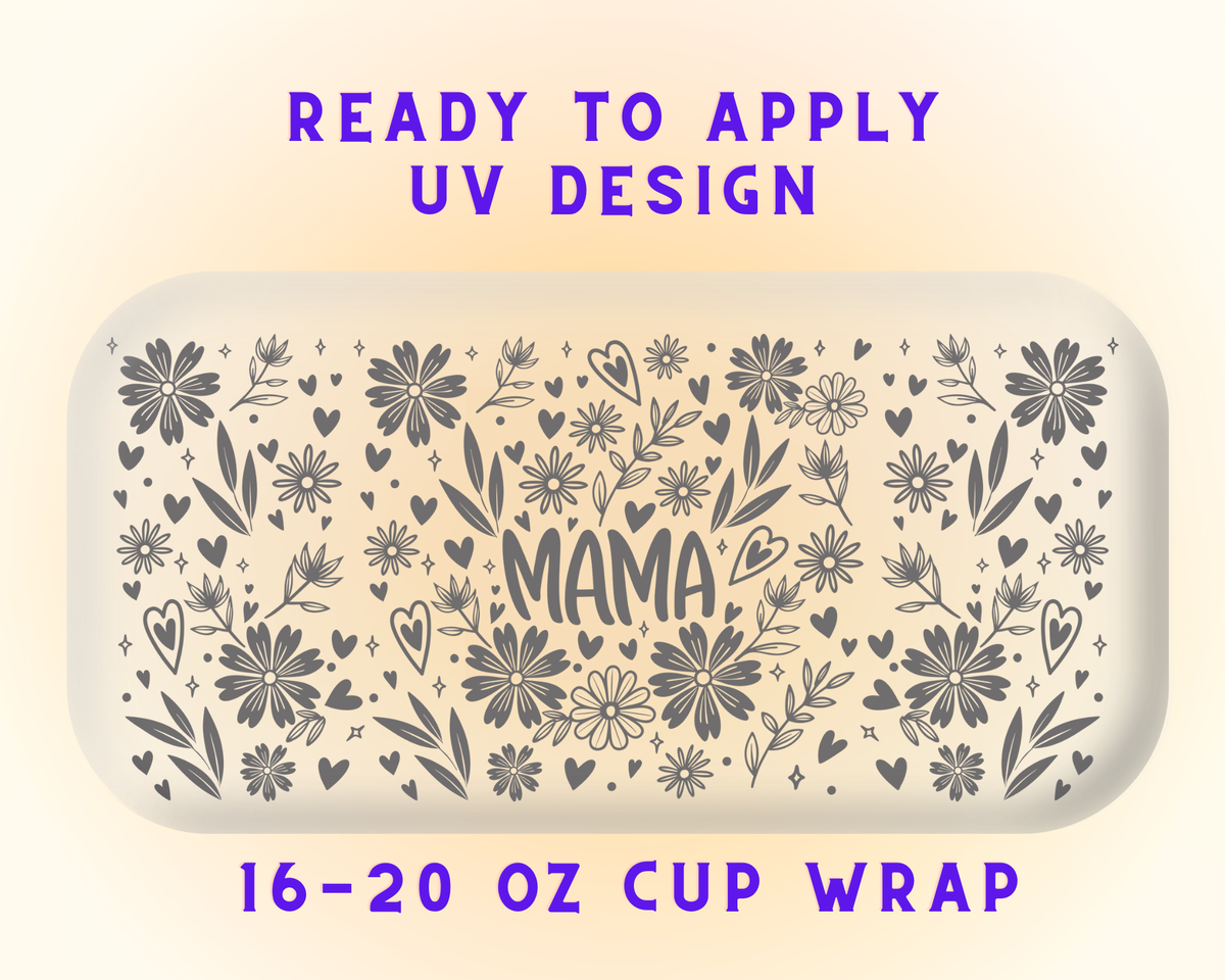 Thanks Mom! UV DTF Cup Wrap – Ready to Press UV Design