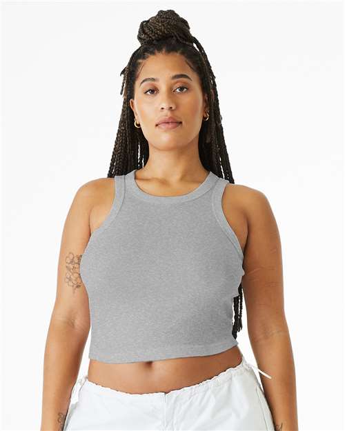 Bella Canvas 1019 Women’s Micro Rib Racer Tank Crop