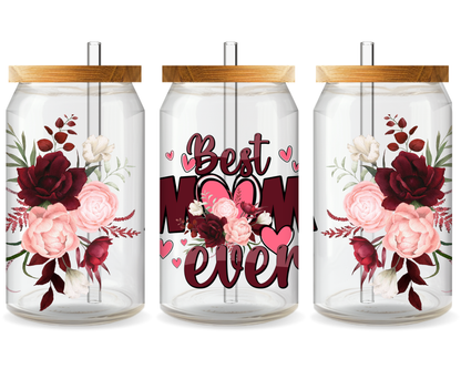 Best Mom Ever UV DTF Cup Wrap – Ready to Press UV Design