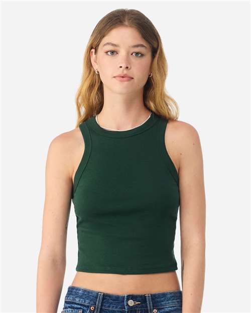 Bella Canvas 1019 Women’s Micro Rib Racer Tank Crop