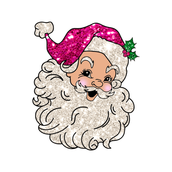 Vintage Santa - Christmas Ready to Press DTF Design