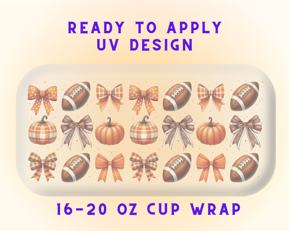 Game Day Mom UV DTF Cup Wrap – Ready to Press UV Design