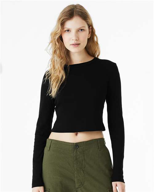 Bella Canvas 1501 Women’s Micro Rib Long Sleeve Baby Tee