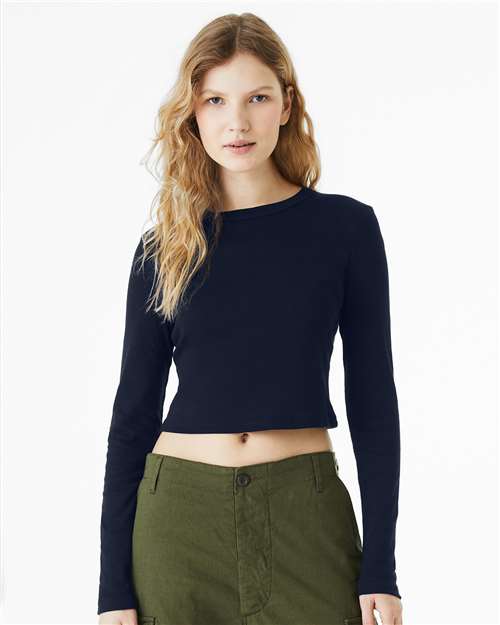 Bella Canvas 1501 Women’s Micro Rib Long Sleeve Baby Tee