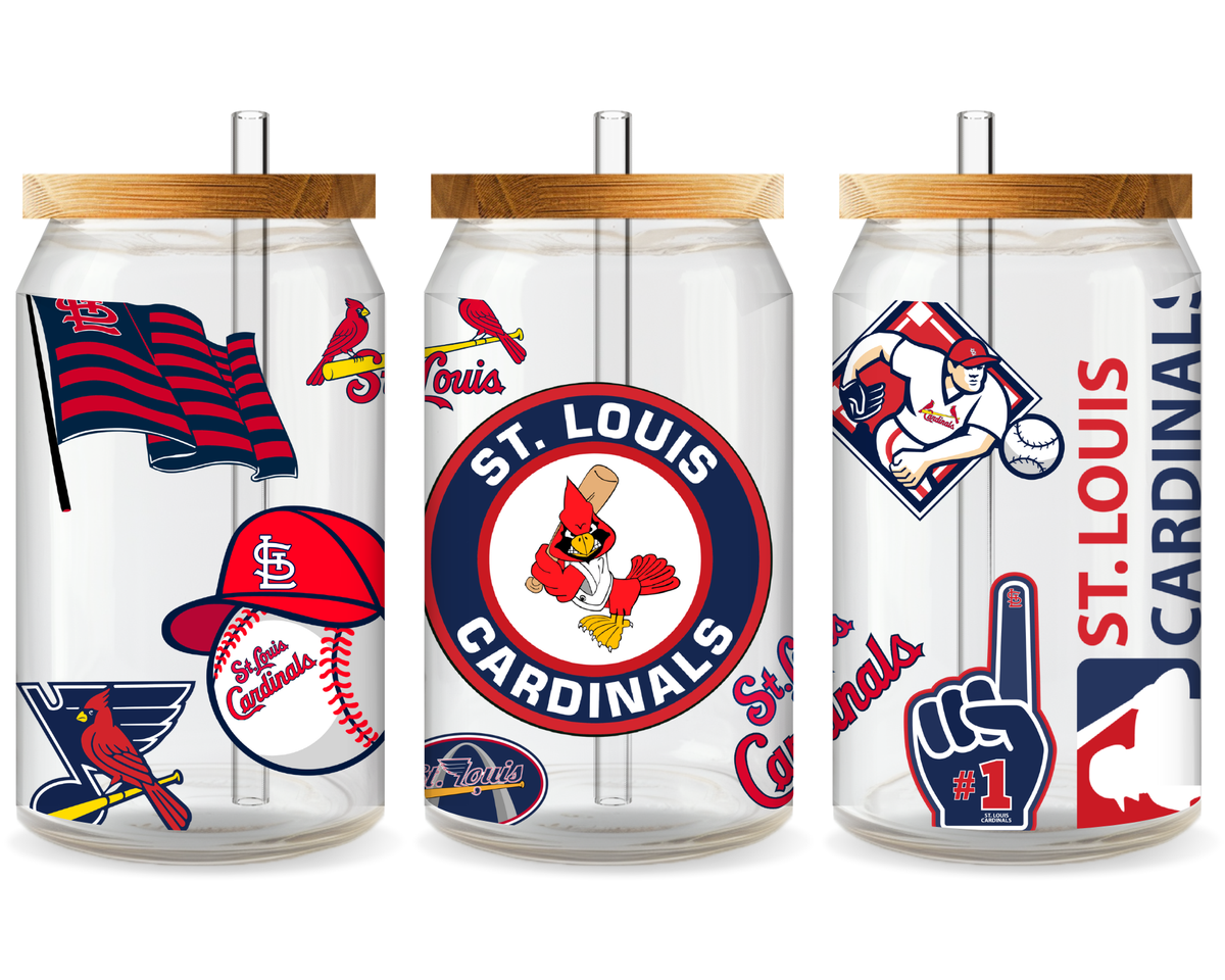 St. Louis Cardinals Baseball Team Cup Wrap - Ready to Press UV DTF