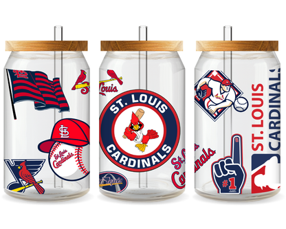 St. Louis Cardinals Baseball Team Cup Wrap - Ready to Press UV DTF