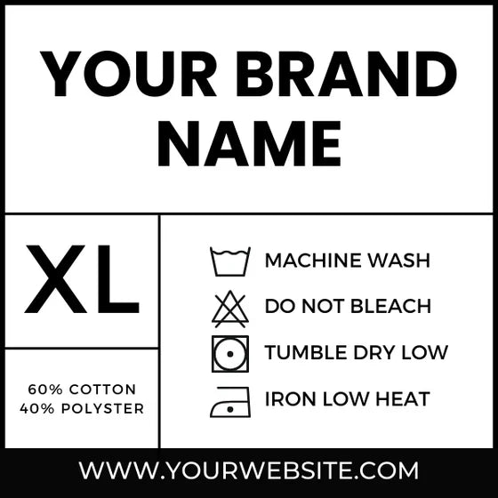 Custom DTF Neck Labels