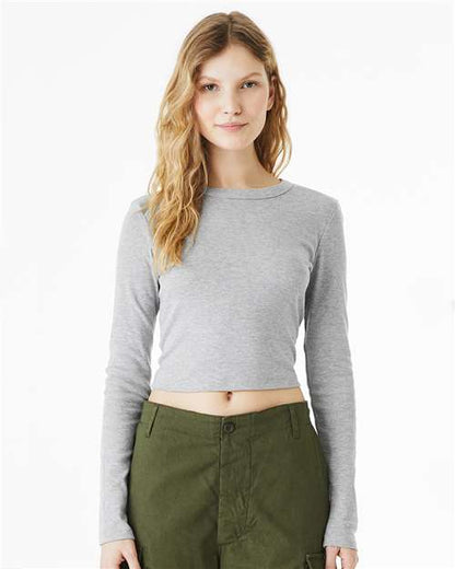 Bella Canvas 1501 Women’s Micro Rib Long Sleeve Baby Tee