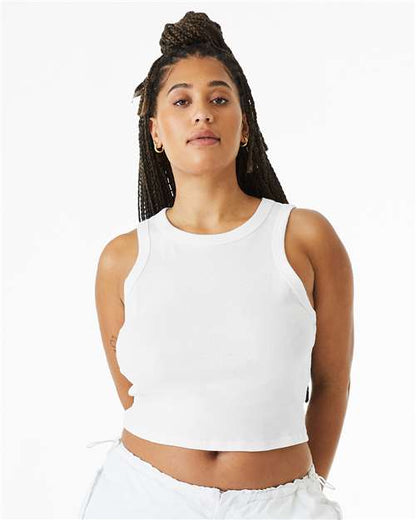Bella Canvas 1019 Women’s Micro Rib Racer Tank Crop