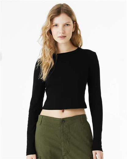 Bella Canvas 1501 Women’s Micro Rib Long Sleeve Baby Tee