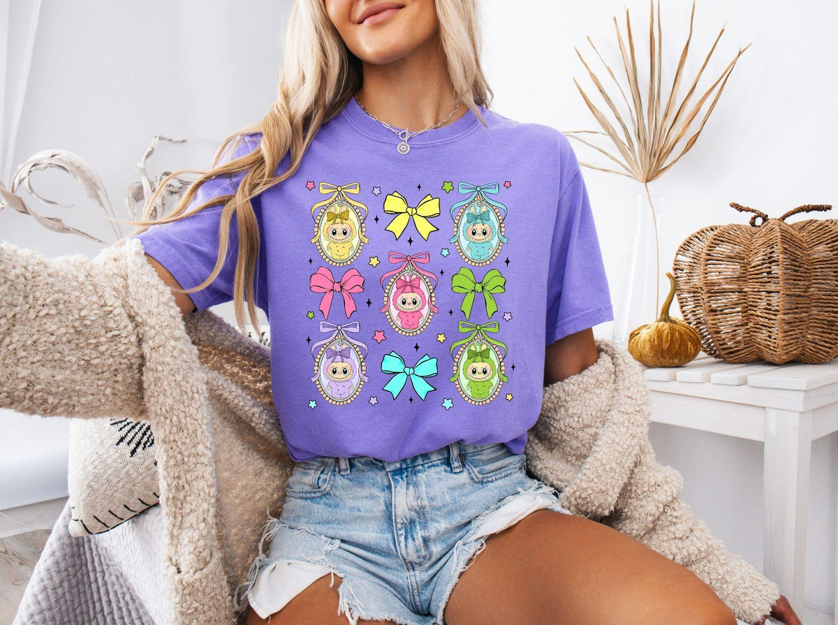 Labubu Ready to Press DTF Prints, Labubu High-Quality Heat Transfer Designs, Affordable DTF Transfers, Labubu Tshirt DTF DV02