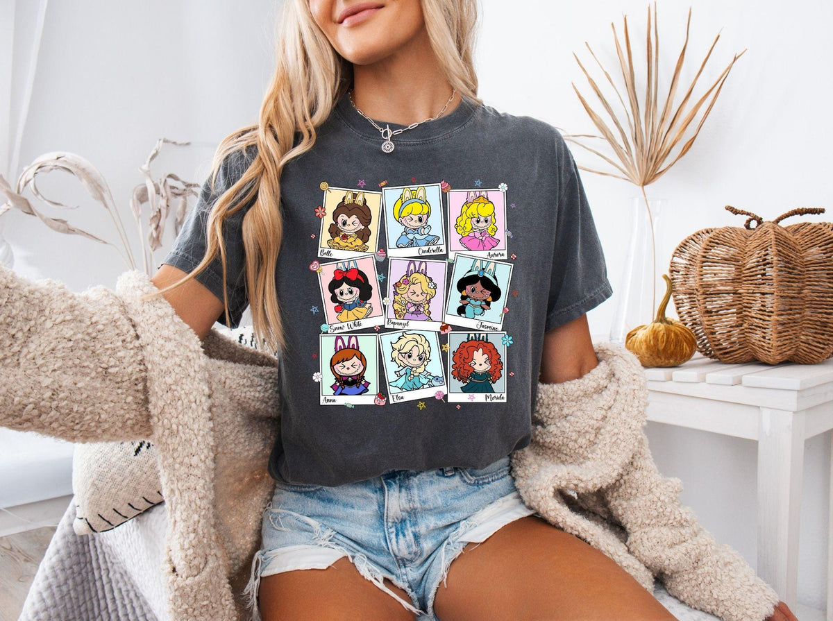 Labubu Disney Ready to Press DTF Prints, Labubu Princess Heat Transfer Designs, Affordable DTF Transfers, Labubu Tshirt DTF DV21