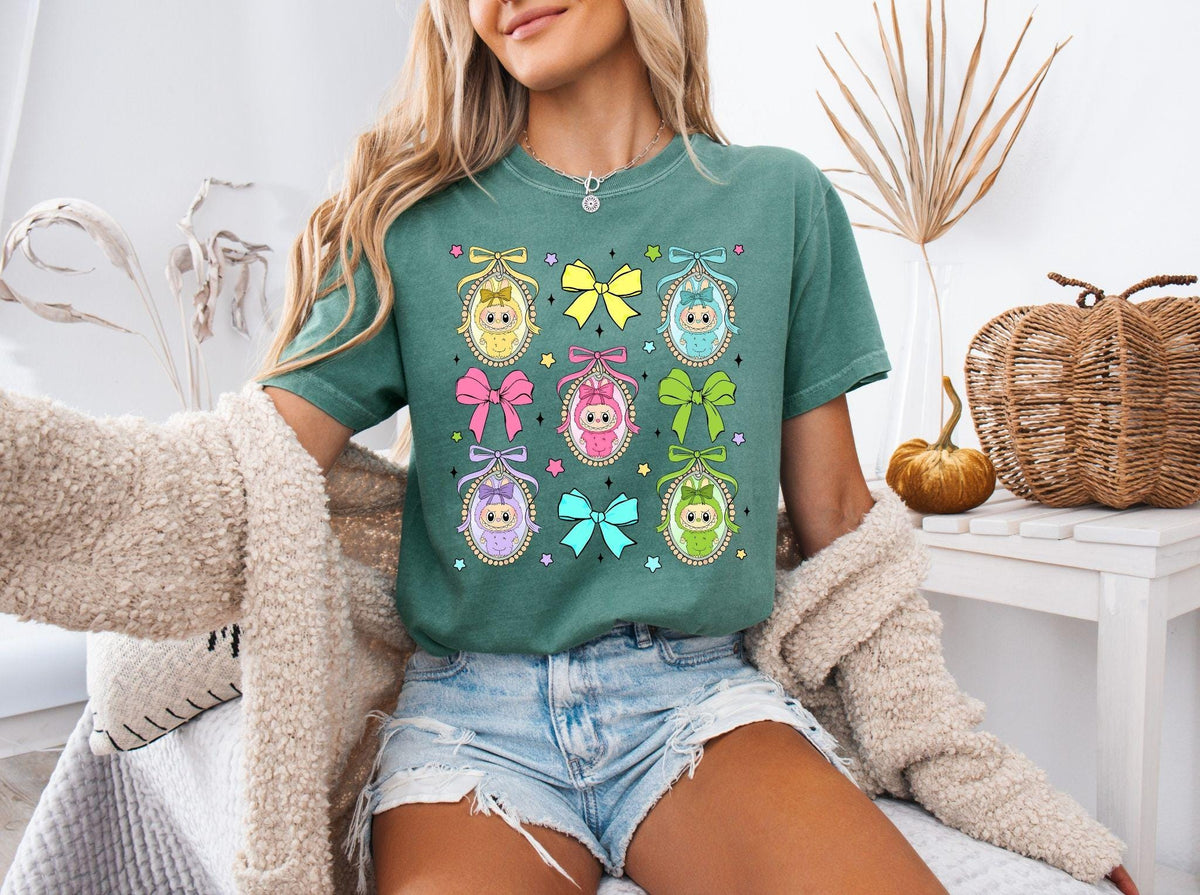 Labubu Ready to Press DTF Prints, Labubu High-Quality Heat Transfer Designs, Affordable DTF Transfers, Labubu Tshirt DTF DV02