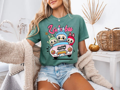 Labubu Ready to Press DTF Prints, Labubu High-Quality Heat Transfer Designs, Affordable DTF Transfers, Labubu Tshirt DTF DV01