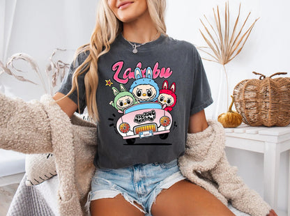 Labubu Ready to Press DTF Prints, Labubu High-Quality Heat Transfer Designs, Affordable DTF Transfers, Labubu Tshirt DTF DV01